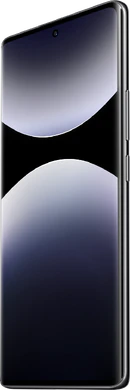 Xiaomi Redmi Note 14 Pro svart foran høyre side