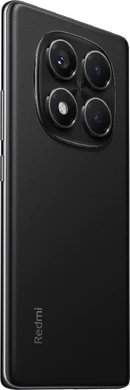 Xiaomi Redmi Note 14 Pro svart bakside høyre side