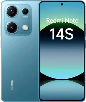 Xiaomi Redmi Note 14S blauw overzicht