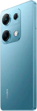 Xiaomi Redmi Note 14S blauw achterkant linkerzijkant