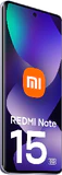 Xiaomi Redmi Note 15 5G paars voorkant linkerzijkant