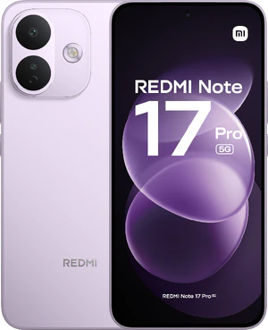 Xiaomi Redmi Note 17 Pro 5G violet vue d'ensemble
