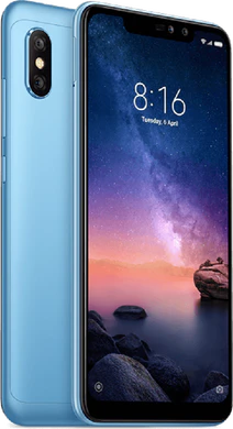 Xiaomi Redmi Note 6 Pro blauw overzicht