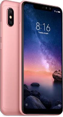 Xiaomi Redmi Note 6 Pro pink goud overzicht