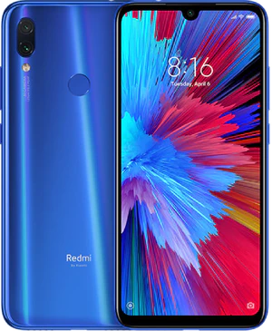 Xiaomi Redmi Note 7 blauw overzicht