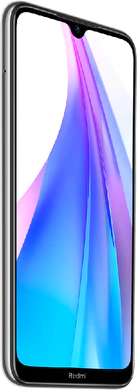 Xiaomi Redmi Note 8T wit voorkant linkerzijkant