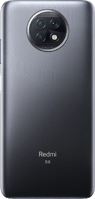 Xiaomi Redmi Note 9T zwart achterkant
