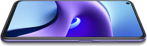 Xiaomi Redmi Note 9T paars gedraaid voorkant