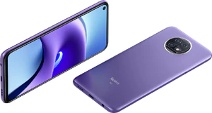 Xiaomi Redmi Note 9T paars overzicht