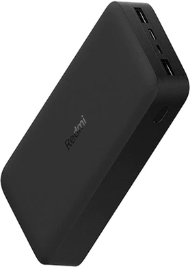 Xiaomi Redmi power bank 20000mah svart snett