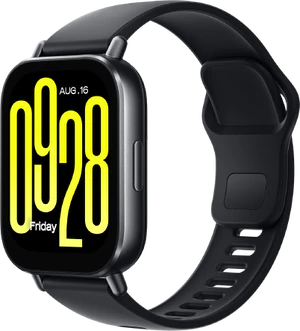 Xiaomi Redmi Watch 5 Active zwart voorkant rechterzijkant