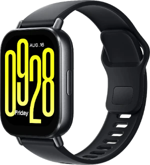 Xiaomi Redmi Watch 5 Lite svart front höger sida