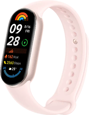 Xiaomi Smart Band 9 pink couverture à droite aslant