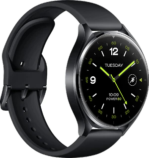 Xiaomi Watch 2 sort front venstre side