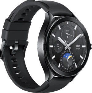 Xiaomi Watch 2 Pro zwart voorkant linkerzijkant