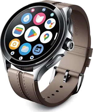 Xiaomi Watch 2 Pro zilver voorkant rechterzijkant