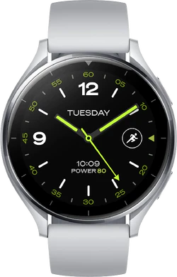 Xiaomi Watch 2 sølv front