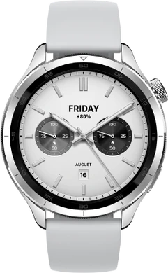 Xiaomi Watch S4 sølv font