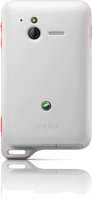 xperia active bag side v hvid appelsin