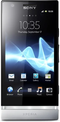 XPeria p voorkant v zilver