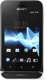 Xperia tipo schwarz Vorderseite