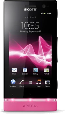 Xperia U front v magenta ruby