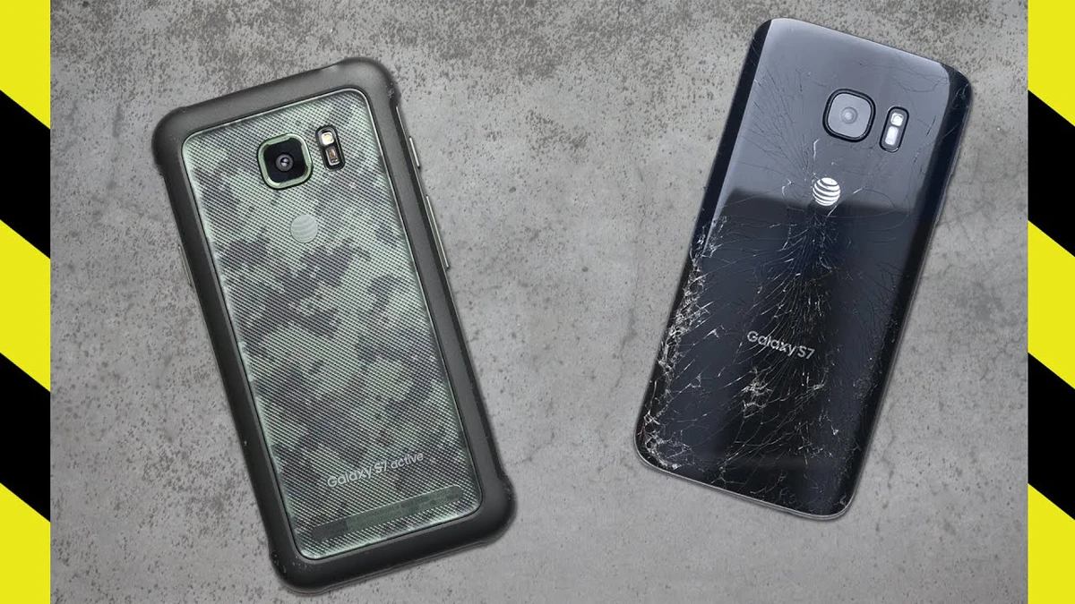Samsung Galaxy S7 Active vs S7: extreme valtest met verrassend resultaat