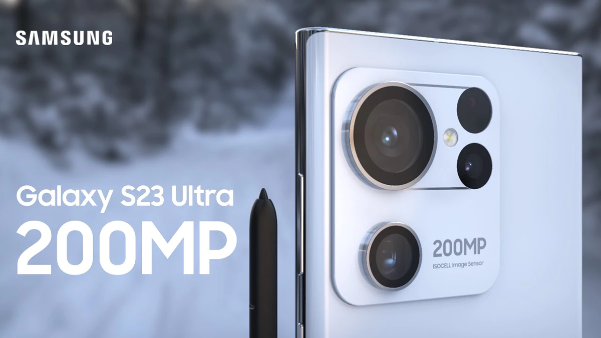 Dit futuristische Samsung Galaxy S23 Ultra concept heeft een 200MP camera!