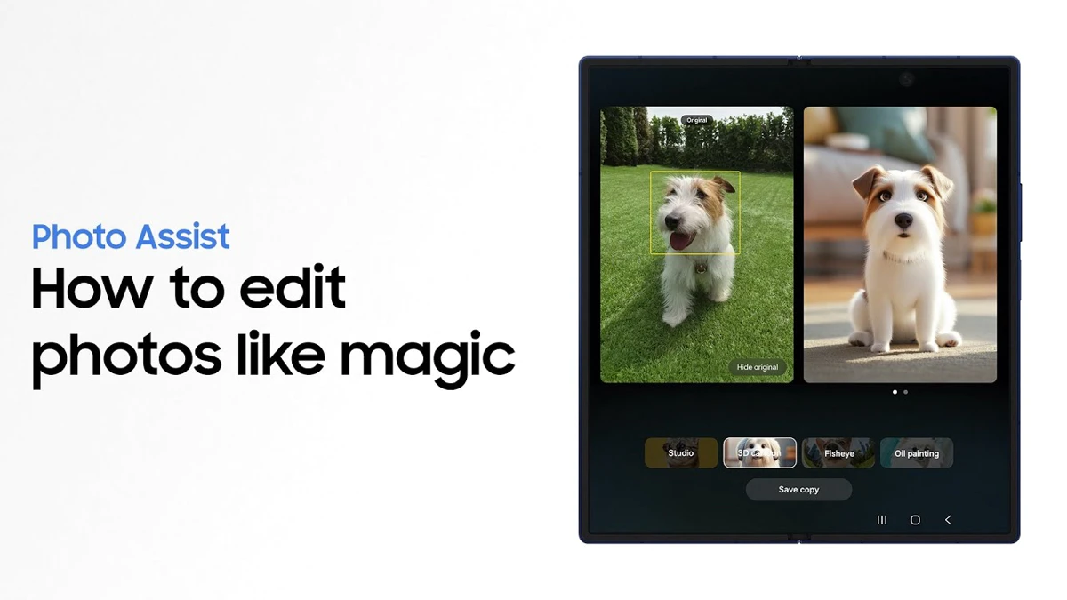 Slimme foto’s bewerken met Photo Assist op de Galaxy Z Fold7: zo doe je dat