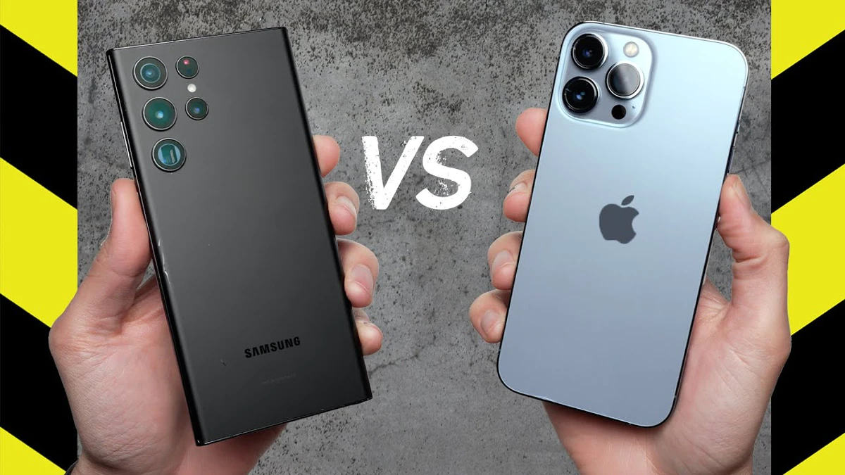 Galaxy S22 Ultra vs iPhone 13 Pro Max: wie overleeft deze extreme valtest?