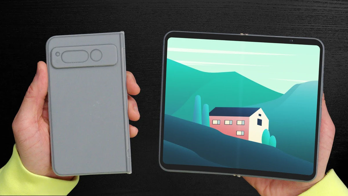Google Pixel Fold onthuld: ultra-dun design, scharnier vs Samsung & Oppo