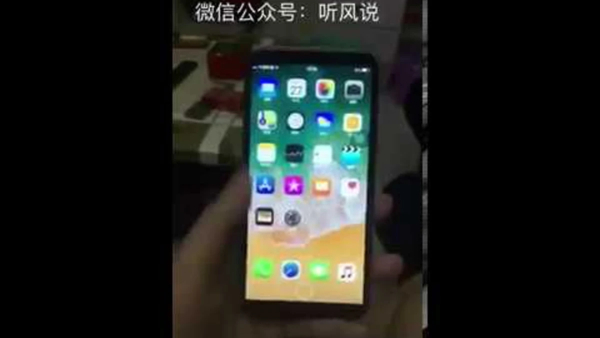 Eerste iPhone 8 kloon uit China: dunne randen en virtuele homebutton