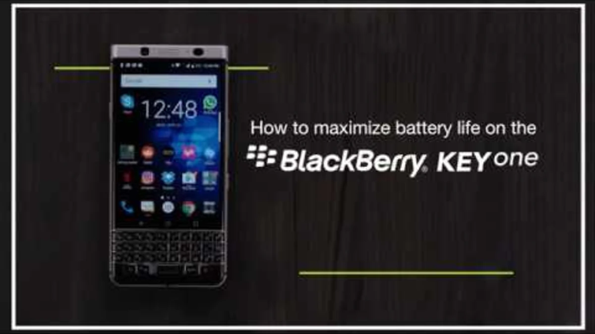 Zo haal je het maximale uit de batterij van je BlackBerry KEYone