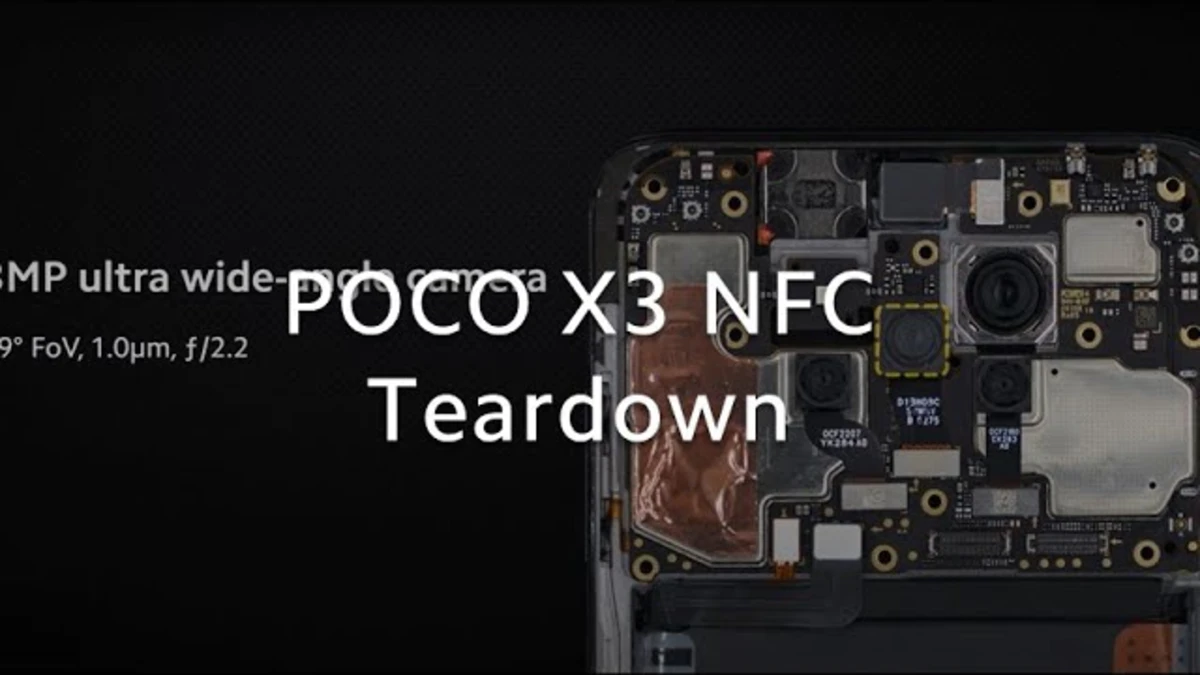 Zo ziet de POCO X3 NFC er vanbinnen uit: complete teardown en analyse