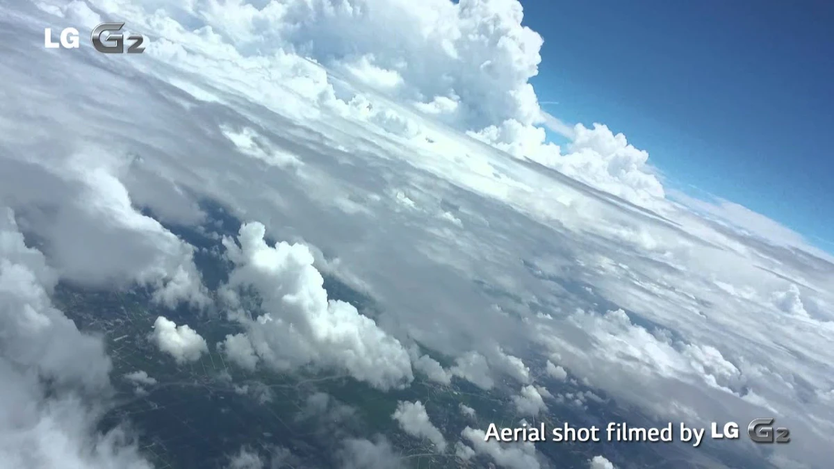 De LG G2 filmt adembenemende beelden vanuit de stratosfeer