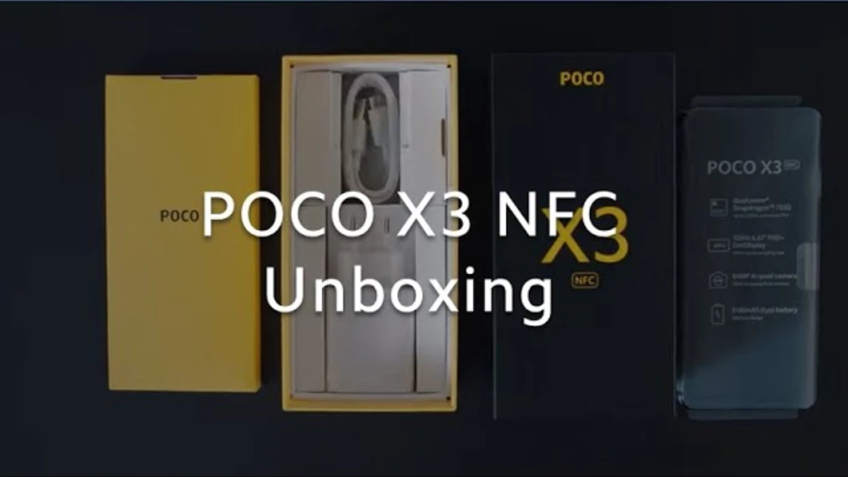 Wat zit er in de doos van de Xiaomi POCO X3 NFC? Compleet unboxen en review