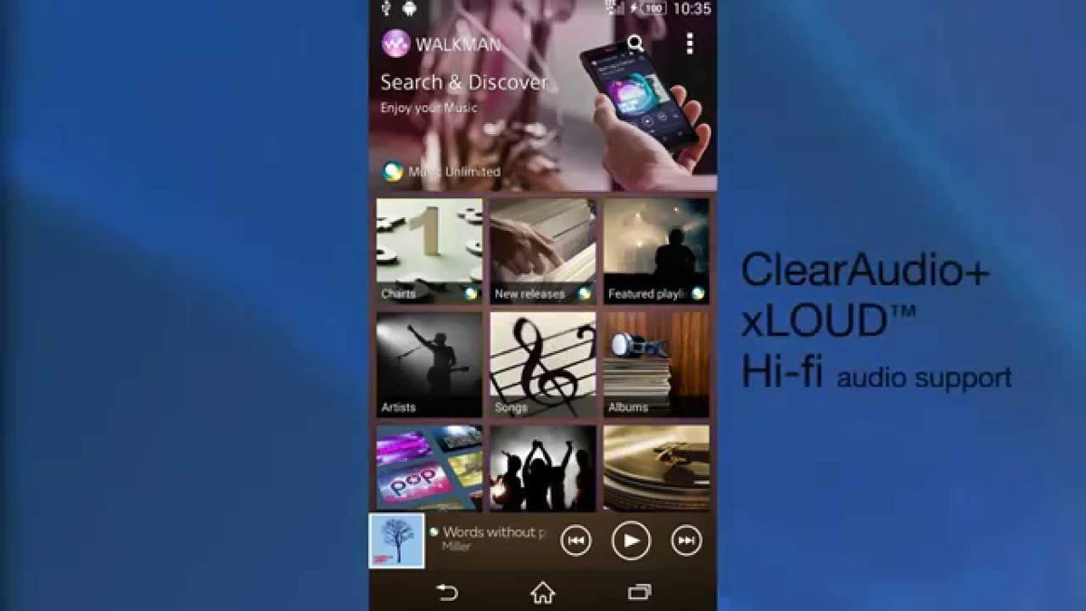 De unieke mediafuncties van de Sony Xperia Z2 ontdekt in Android