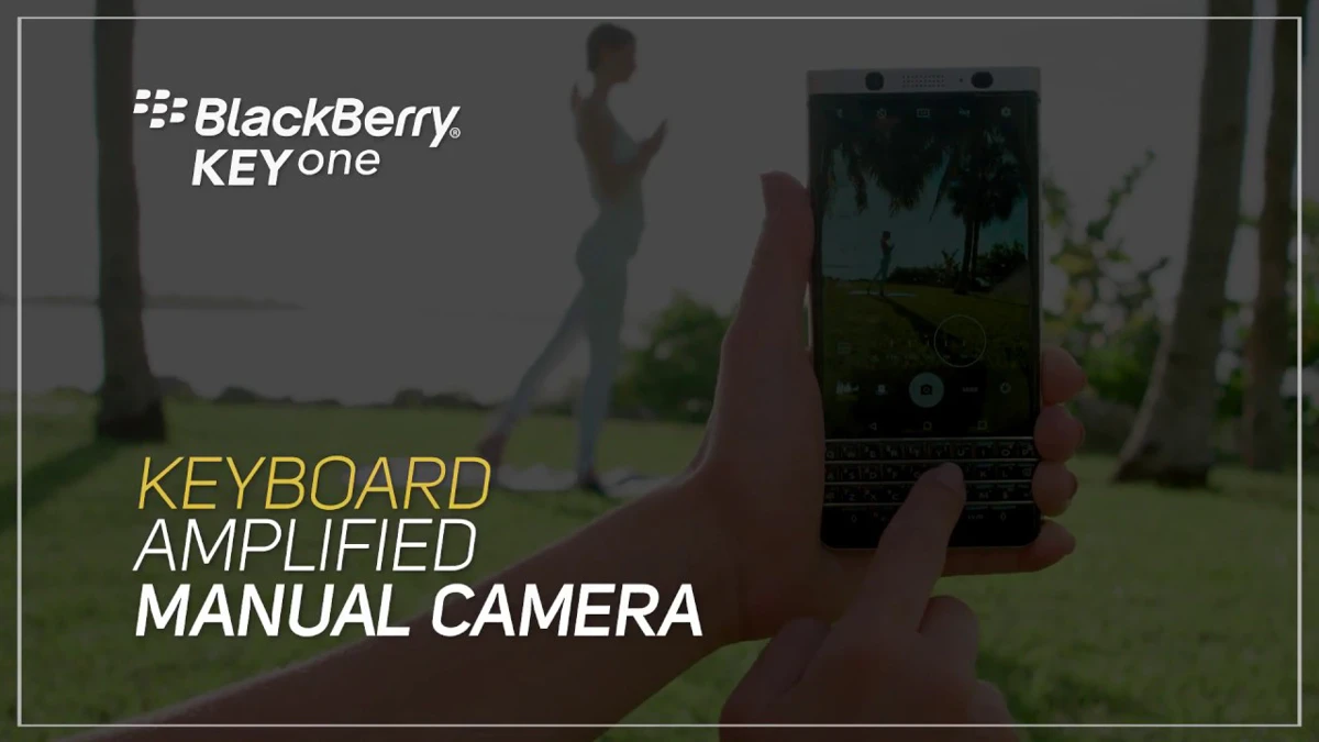 Verborgen camera-trucs met het touch-toetsenbord van de BlackBerry KEYone