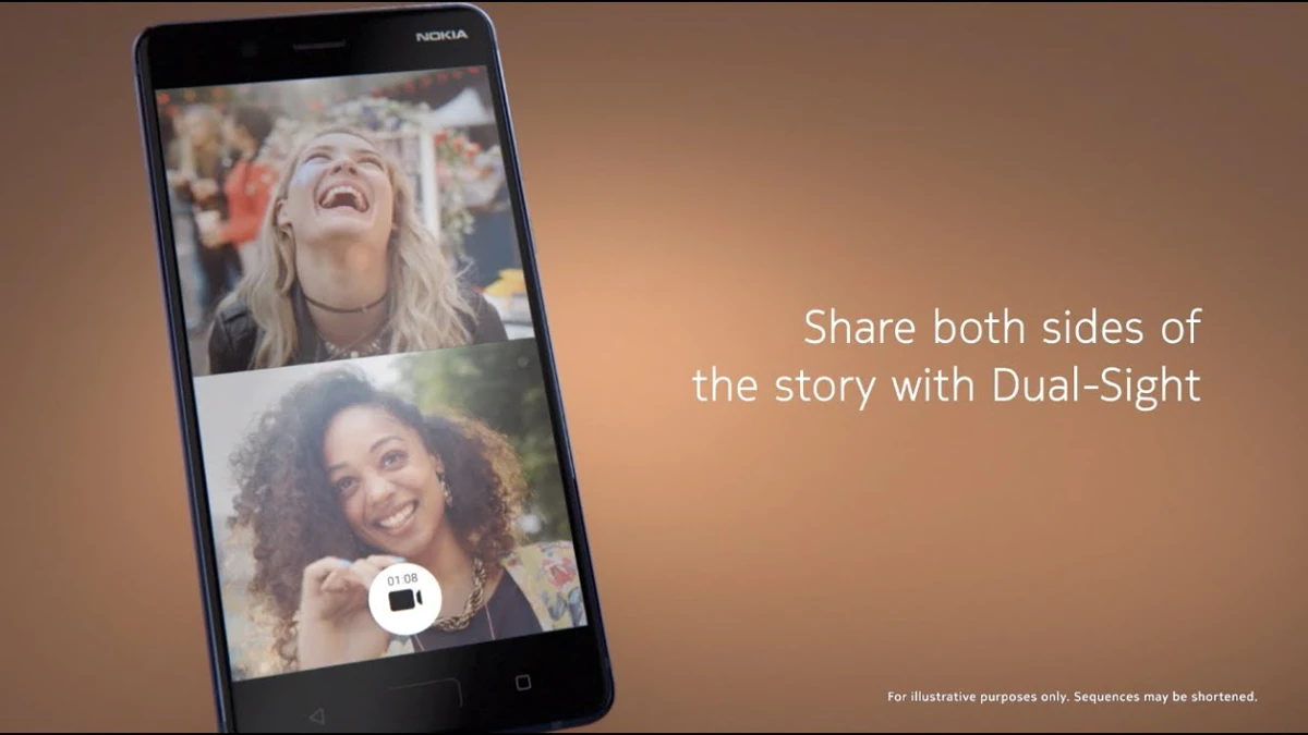 Nokia 8 onthuld: live streamen met beide camera’s tegelijk