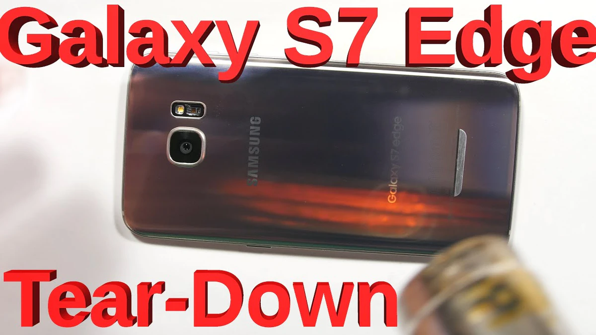 Samsung Galaxy S7 Edge uit elkaar: vloeistofkoeling en repareerbaarheid getest