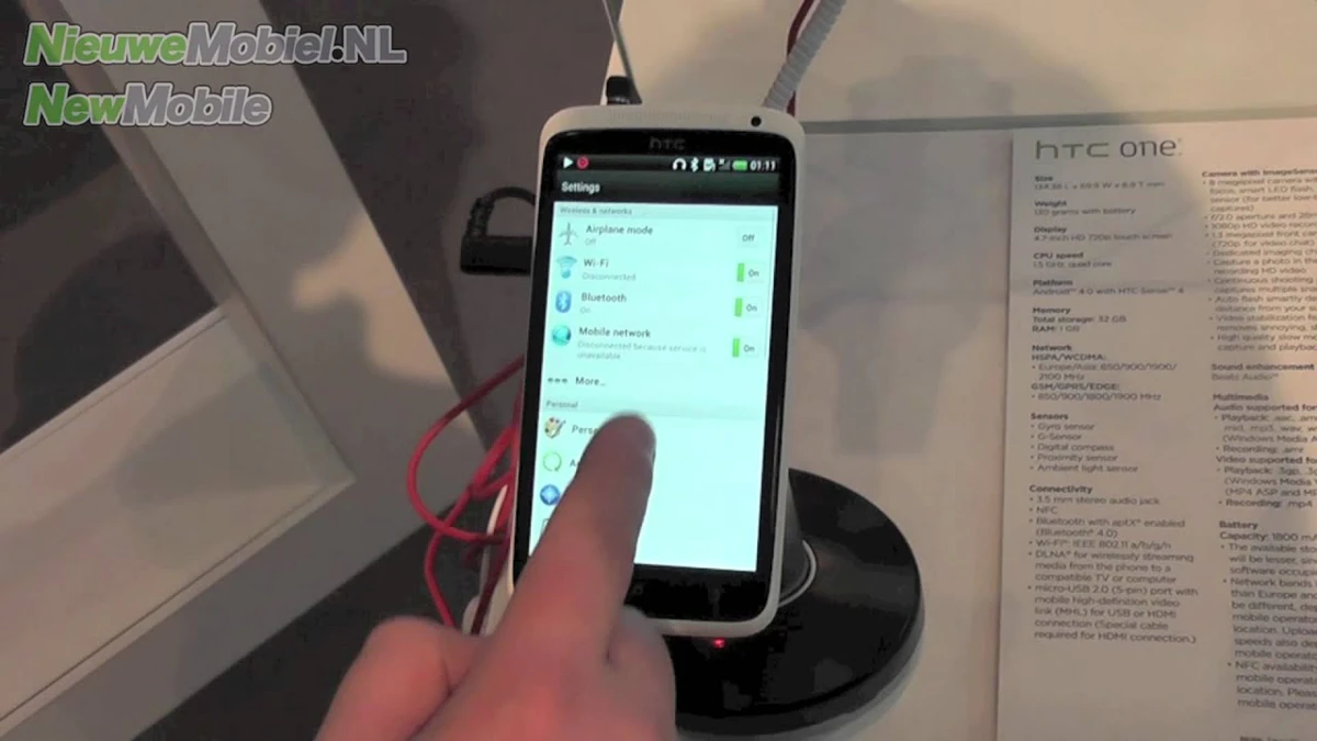 HTC One X eerste indruk: hands-on met Sense 4.0 en Ice Cream Sandwich