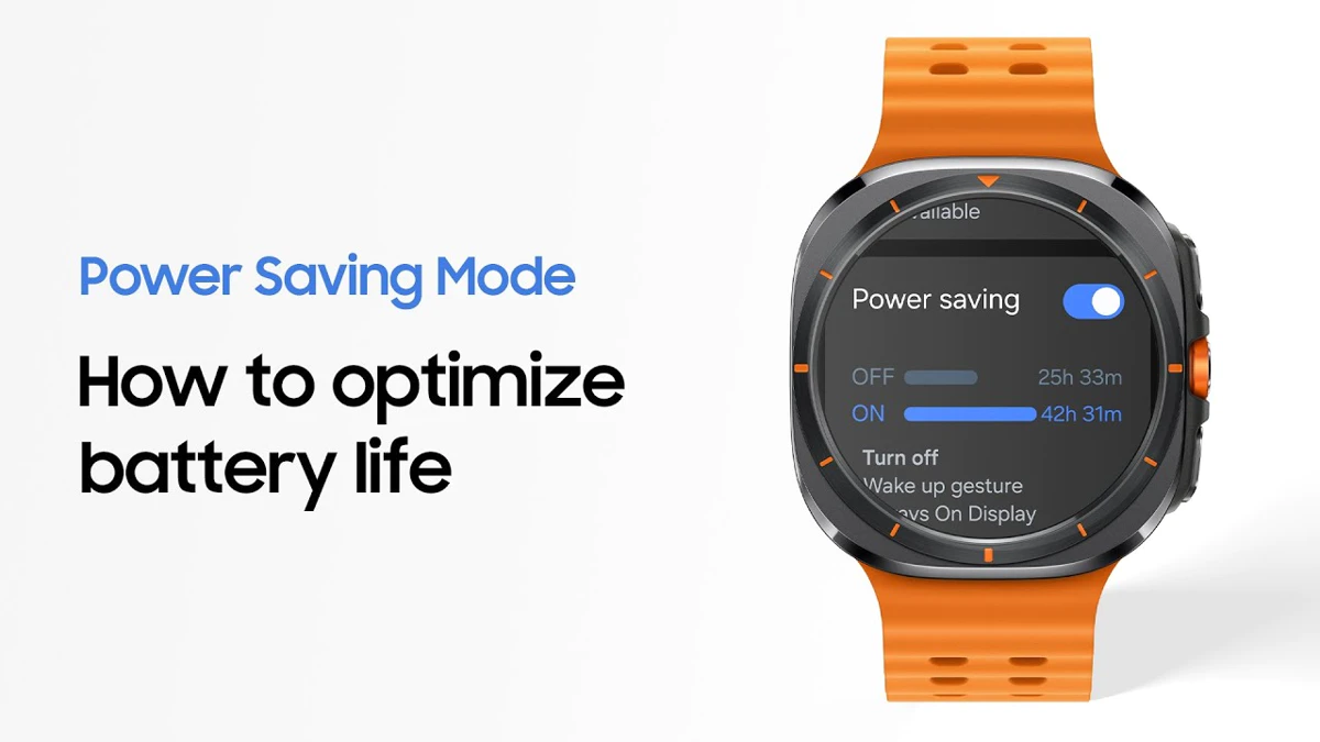 Power Saving Mode op Galaxy Watch Ultra: zo doe je dat voor 100 uur batterij
