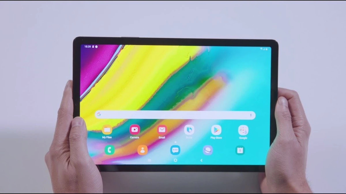 Samsung Galaxy Tab S5e uitgepakt: dunner dan een SD-kaart met Super AMOLED-scherm
