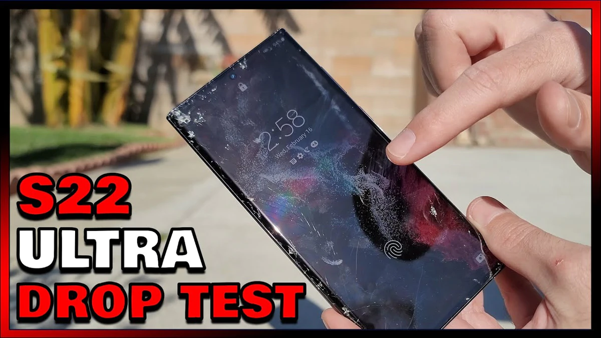 Samsung Galaxy S22 Ultra valtest: hoe sterk is Gorilla Glass Victus Plus?
