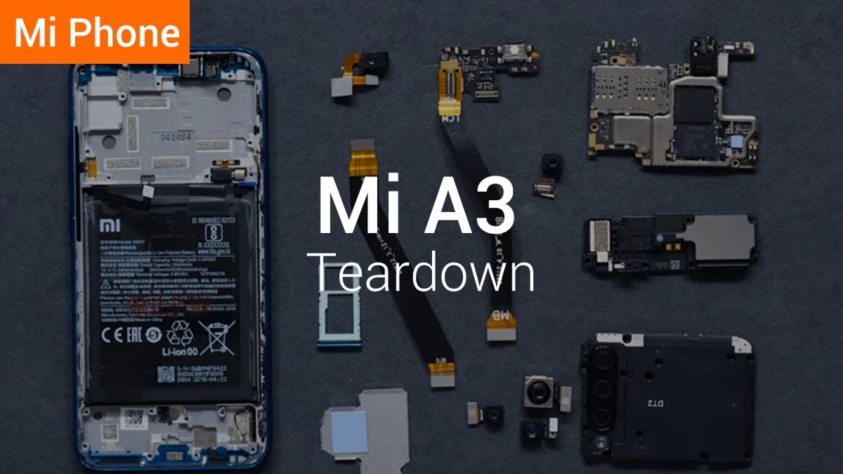 Xiaomi Mi A3 uit elkaar halen: wat zit er in deze camera- en batterijkampioen?