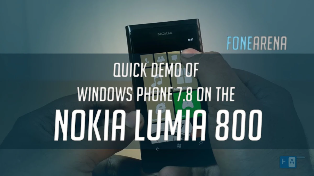 Windows Phone 7.8 demo op de Nokia Lumia 800 – zo werkt het