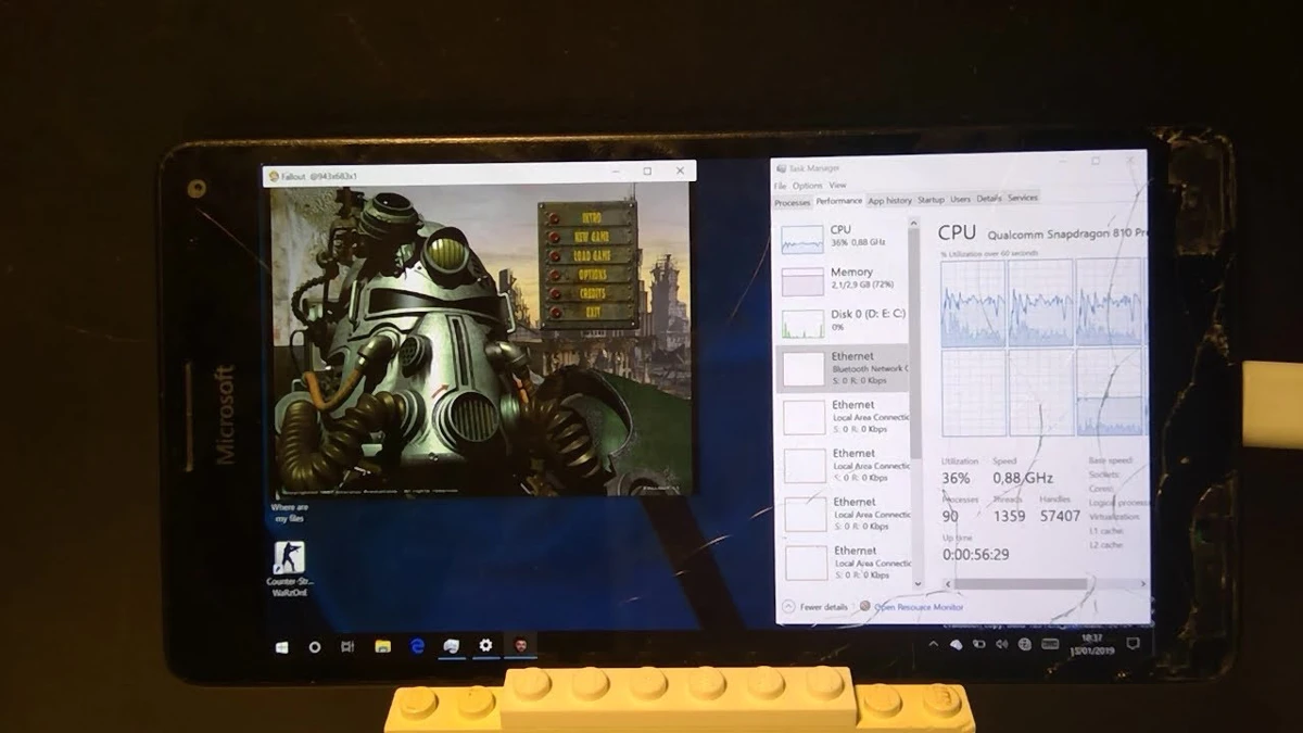 Fallout draaien op je telefoon? Zo werkt Windows 10 op ARM in de praktijk