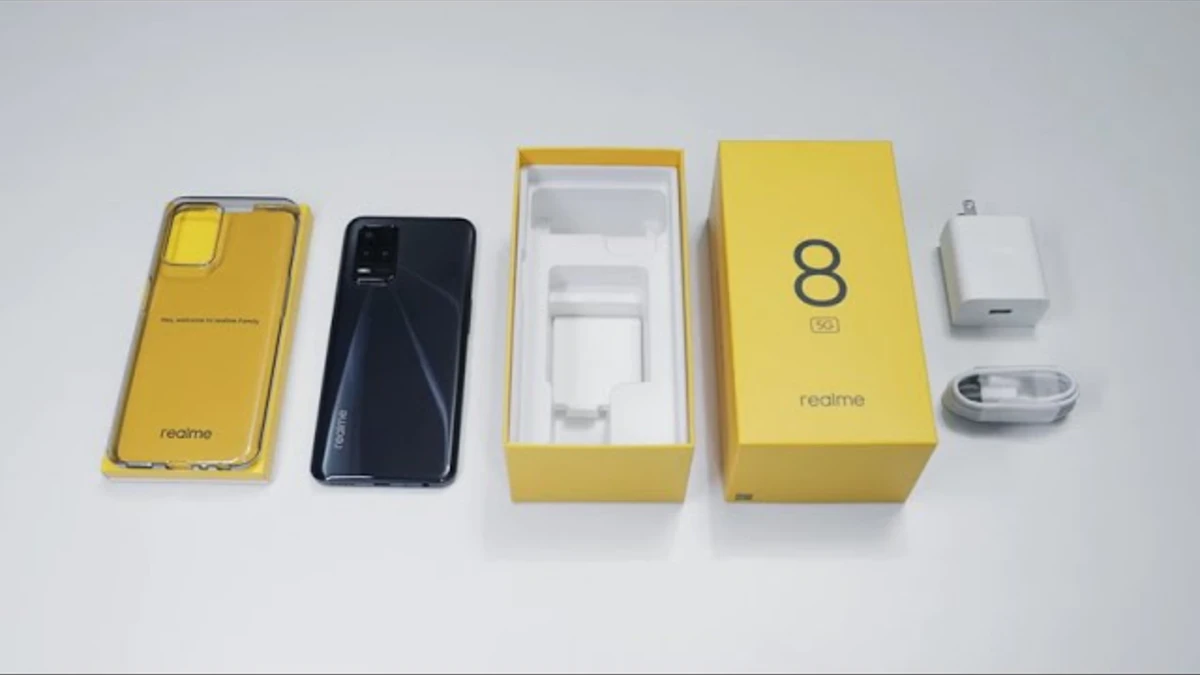 Wat zit er in de doos? Realme 8 5G unboxing en eerste indrukken