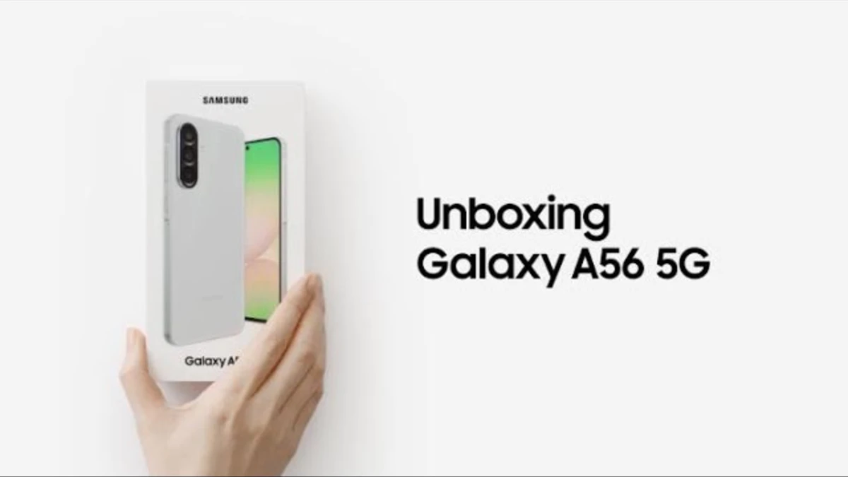 Samsung Galaxy A56 5G unboxing: dit zit er in de doos en nieuwe functies