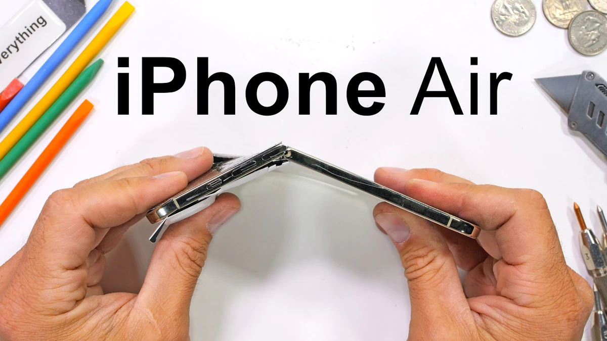 iPhone Air Durability Test: Is de dunste iPhone ooit te kwetsbaar?